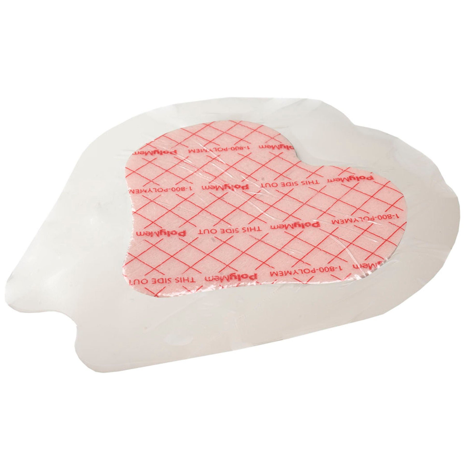PolyMem Foam Dressing With Border Film Backing Silicone Adhesive Sacral