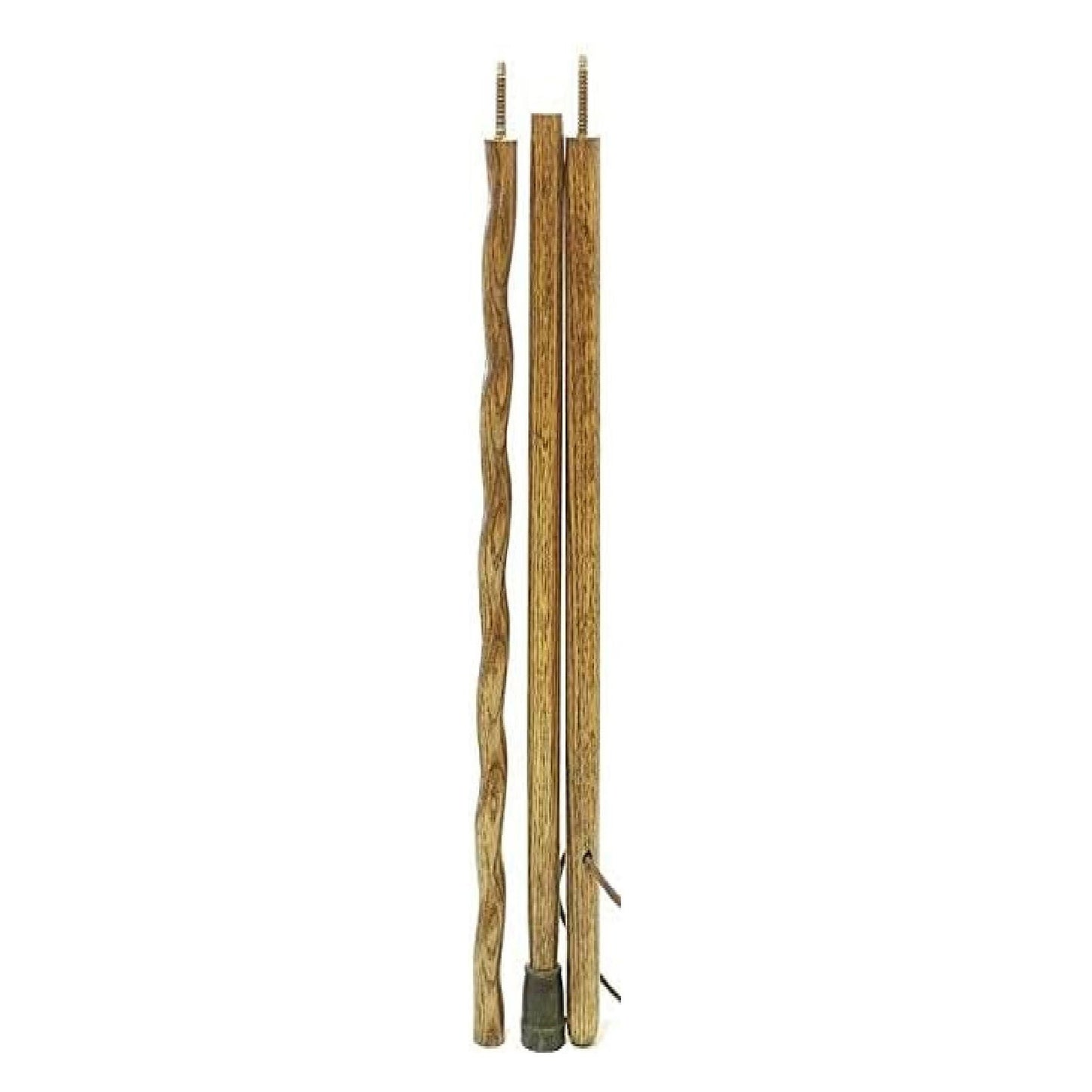 Brazos™ Twisted Oak Traveler's Handcrafted Walking Stick, 55-Inch, Red