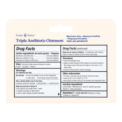 Foster & Thrive™ Triple Antibiotic Ointment
