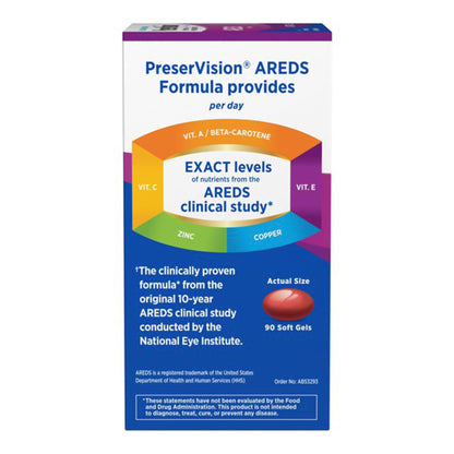 Bausch + Lomb PreserVision AREDS 2 + Multivitamin Soft Gels