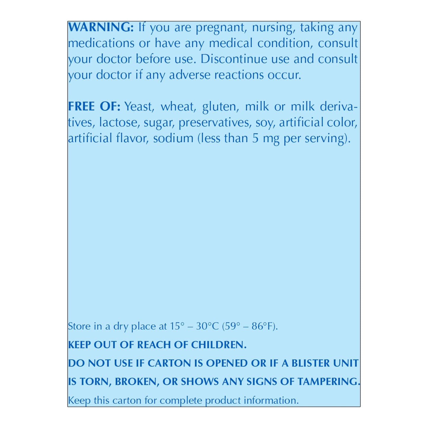 Major® 220-mg Zinc Sulfate Capsules