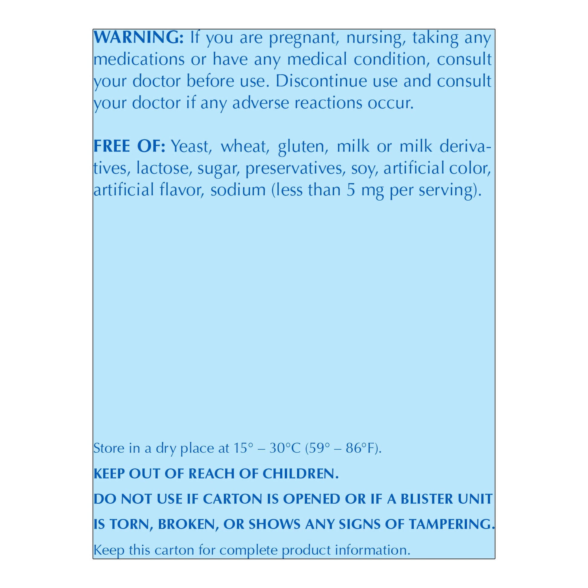 Major® 220-mg Zinc Sulfate Capsules