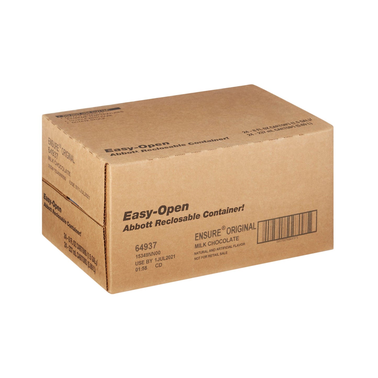 Ensure® Original Therapeutic Nutrition Shake, Chocolate, carton