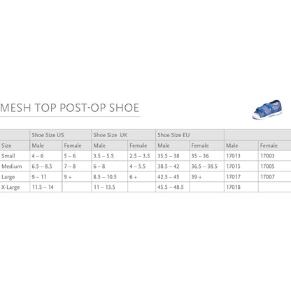 Össur® Women's Mesh Top Post-Op Shoe, Medium