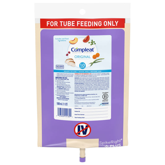 Compleat® Original Nutritionally Complete Tube Feeding, Bag