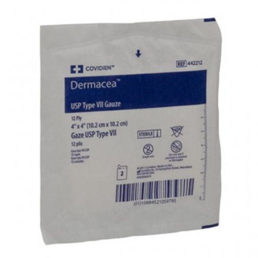 Dermacea™ Sterile USP Type VII Gauze Sponge, 12-Ply