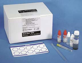 Sure-Vue RPR Sexual Health Test Kit Syphilis Screen 100 Tests CLIA Non-Waived