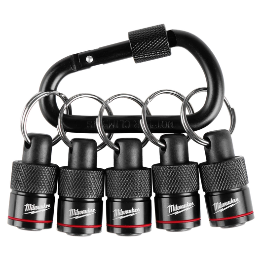 Milwaukee 5PC Bit Holder with Carabiner 48-32-4537
