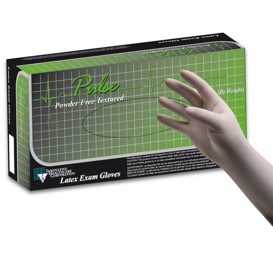 Pulse® 151 Series Latex Exam Gloves, White
