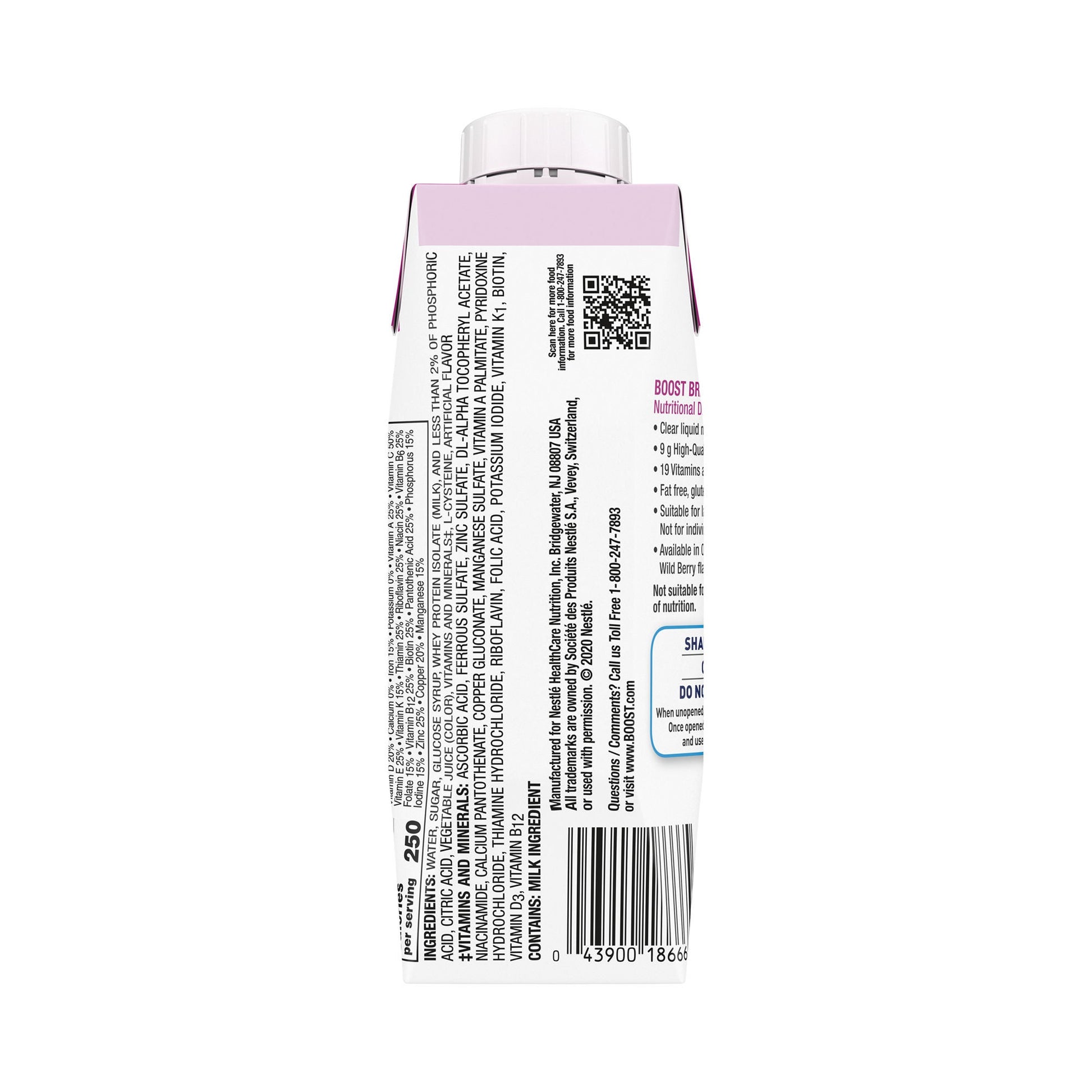 Boost Breeze® Wild Berry Nutritional Drink, Carton