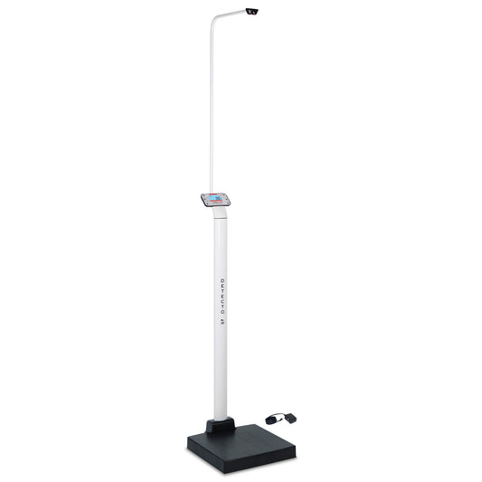 Detecto Physician Scale Digital Display 660 lbs. / 300 kg Capacity Black / White AC Adapter / Battery Operated