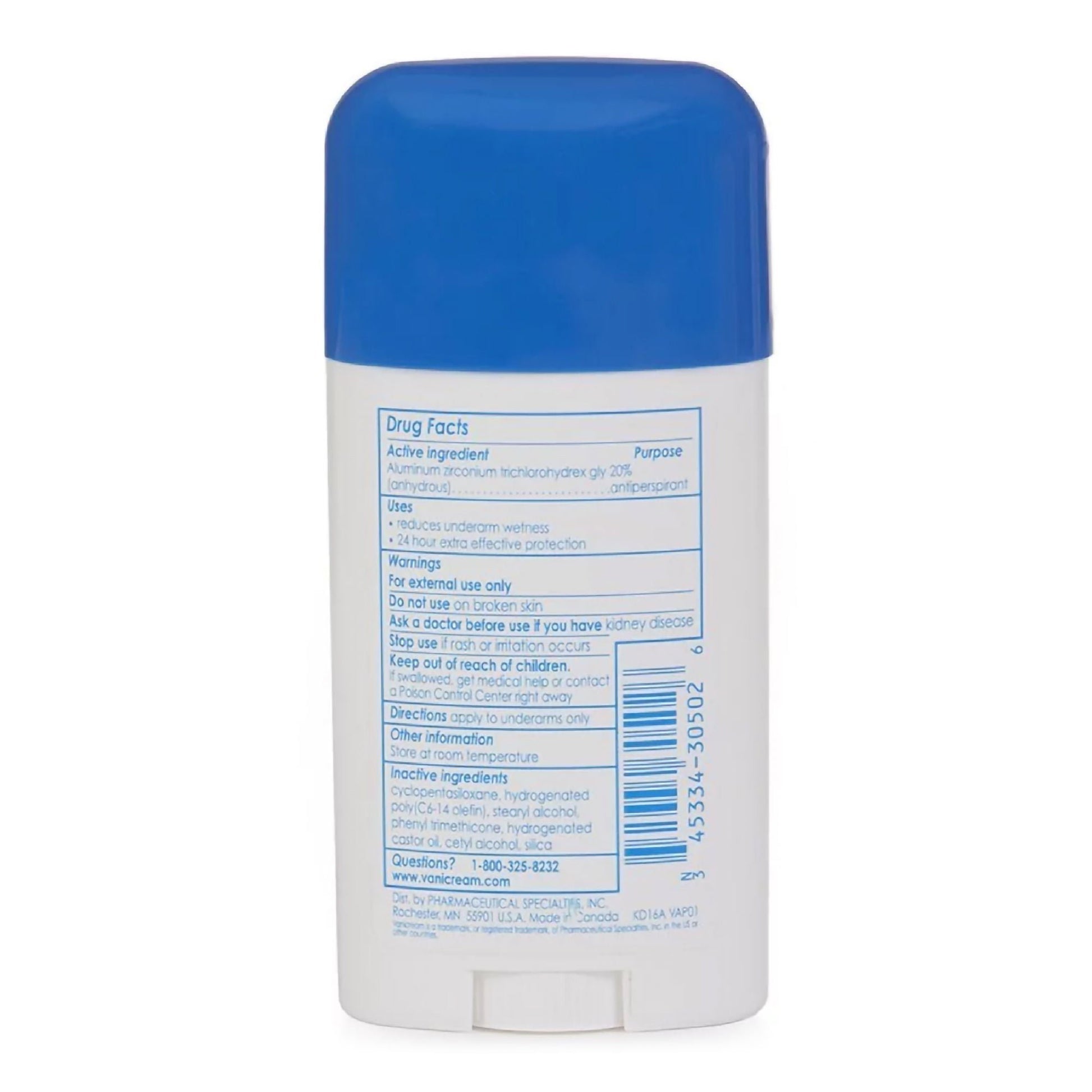 Vanicream Antiperspirant / Deodorant Solid Unscented