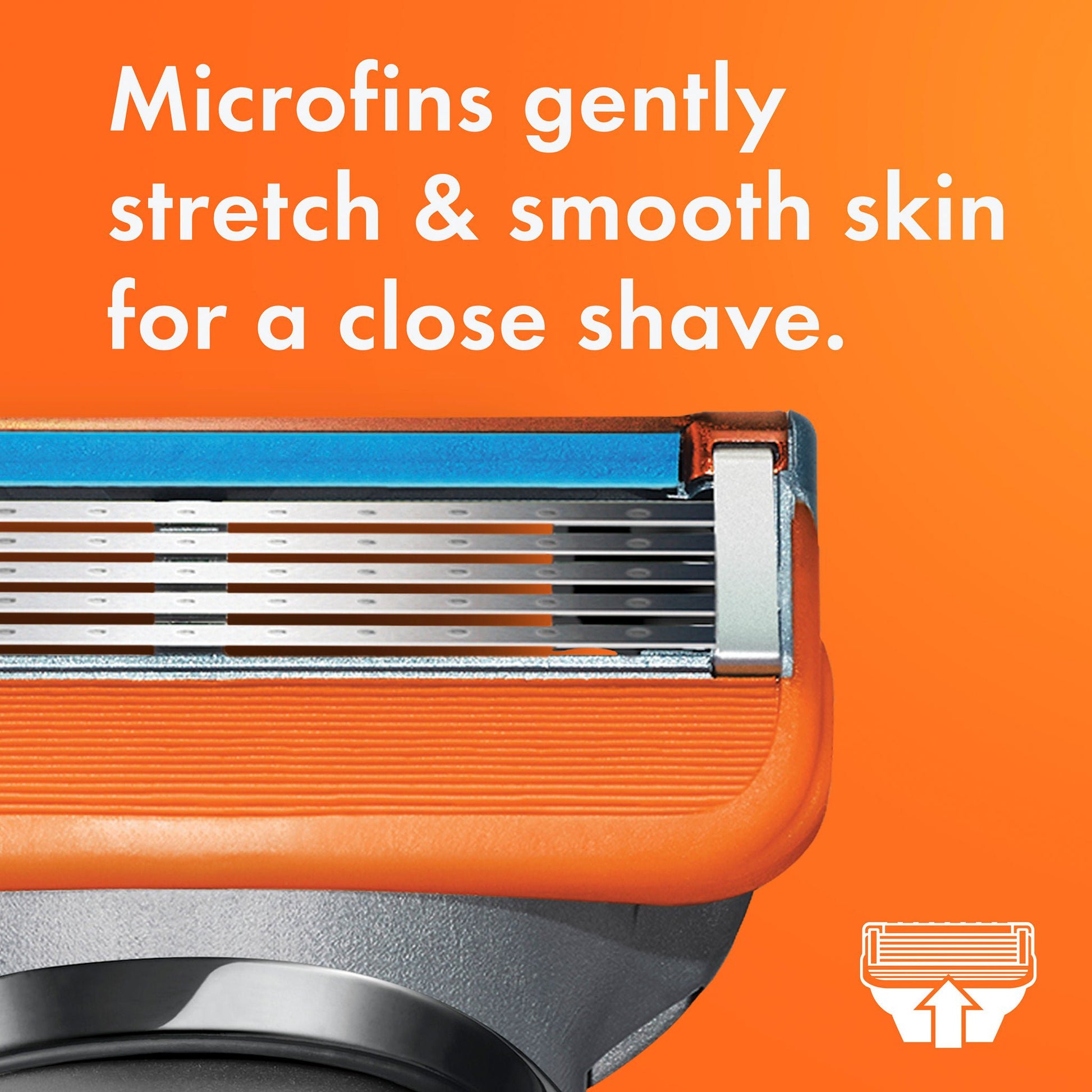 Gillette Fusion5 Personal Razor with Lubricating Strip Double Edge 5 Blade NonSterile Reusable