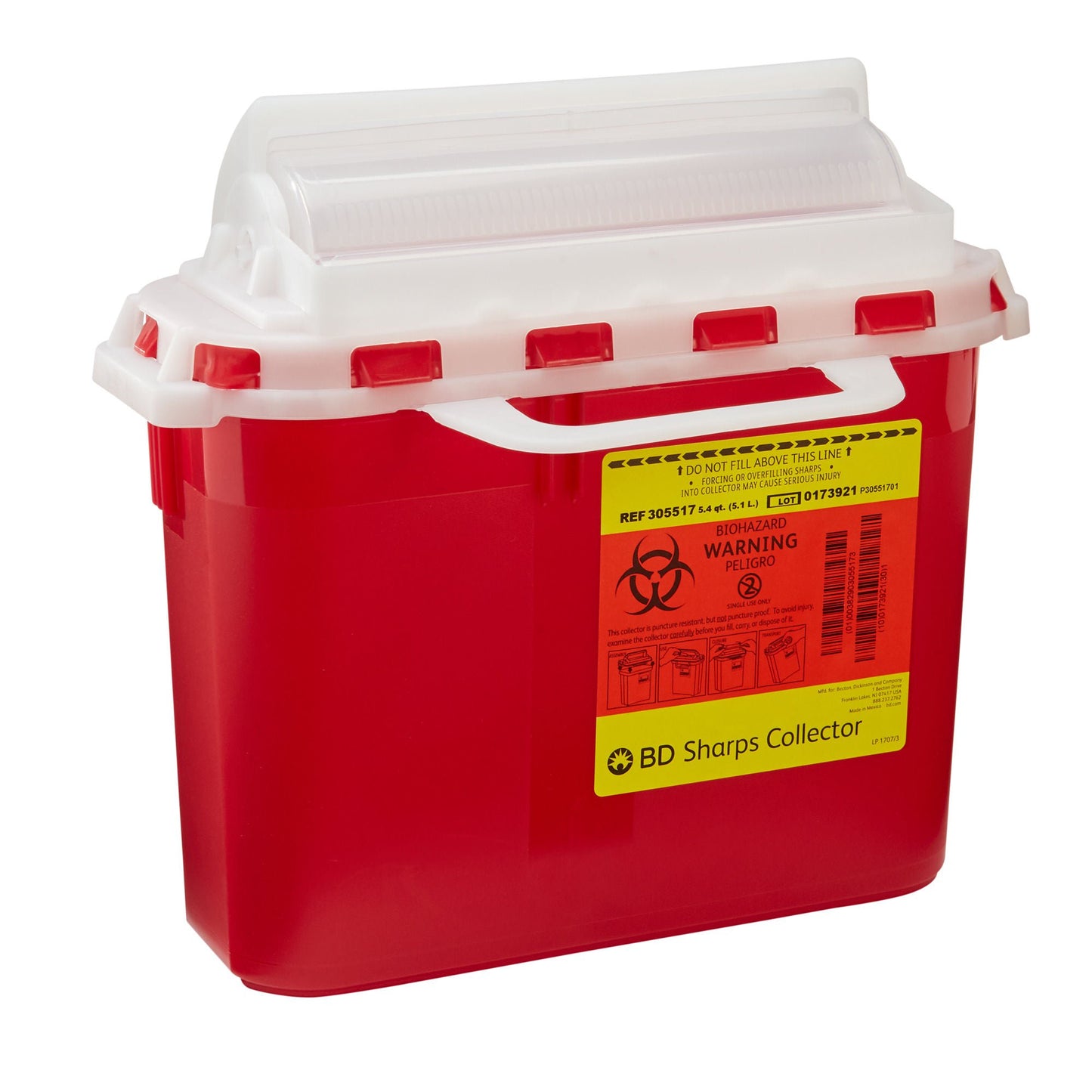 BD™ Sharps Container, 5.4 Quart
