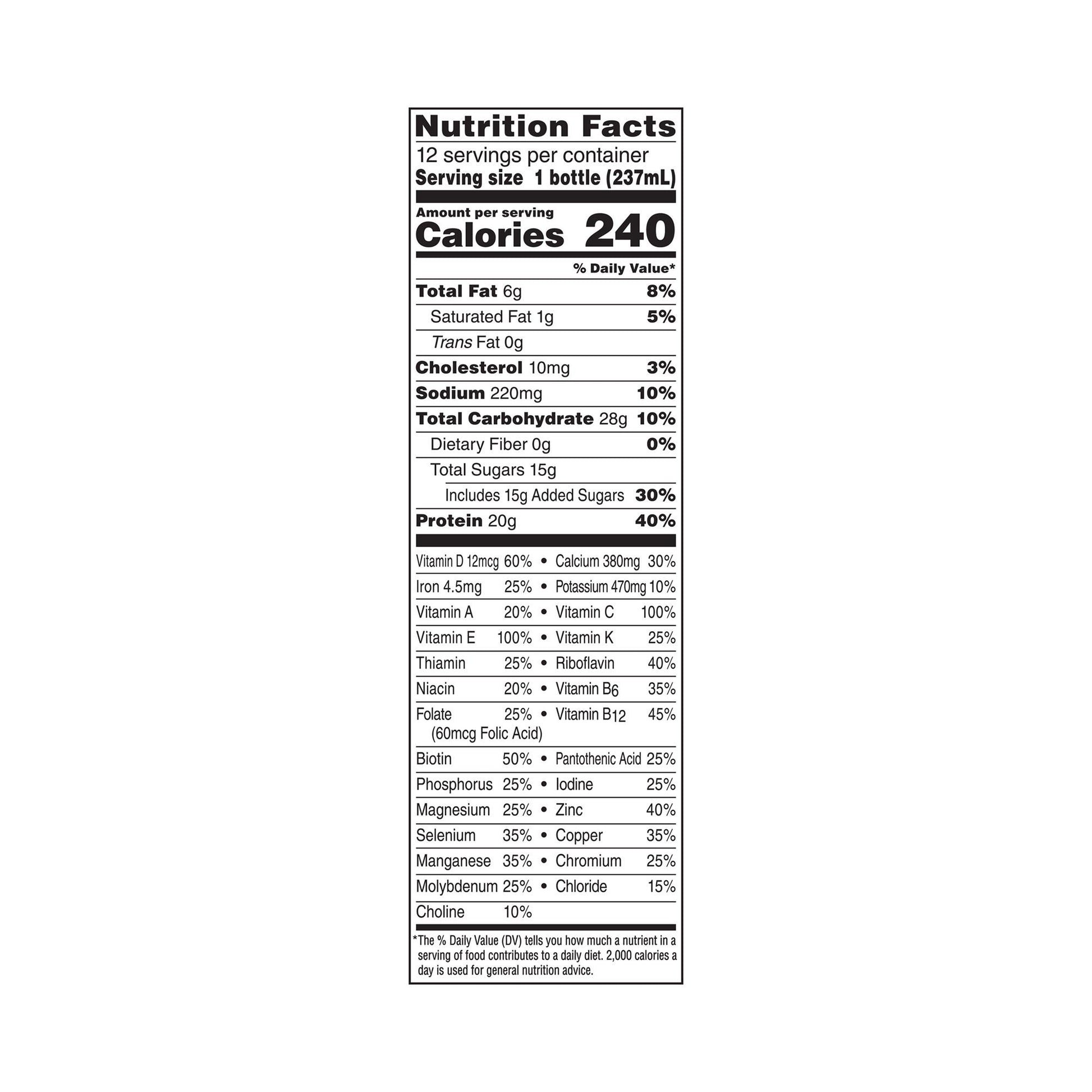 Boost® High Protein Strawberry Complete Nutritional Drink, Bottle