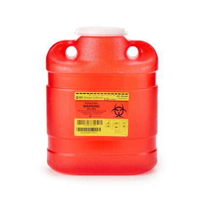 BD Red Sharps Container, 6.9 Quart