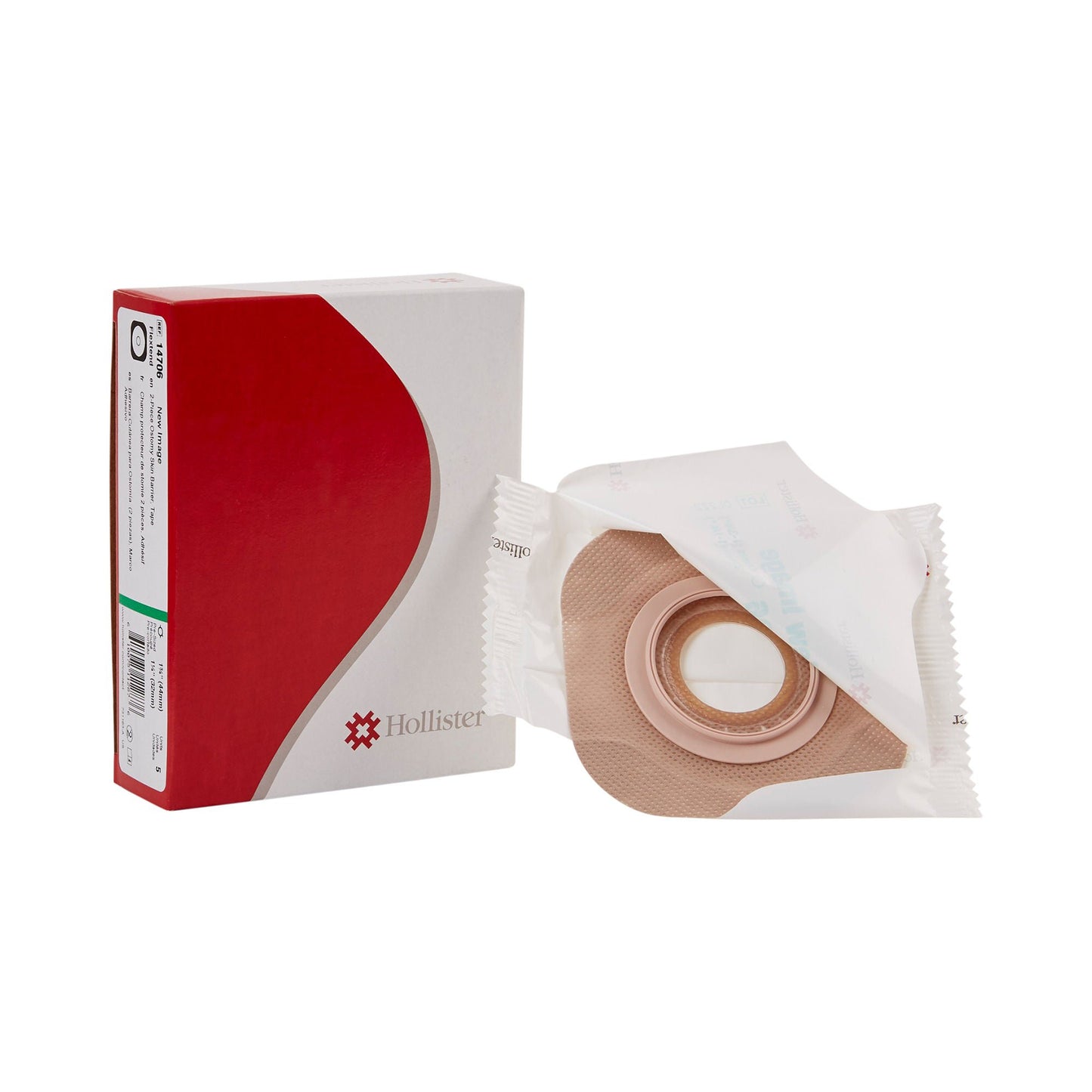 New Image™ Flextend™ Colostomy Barrier, Pre-cut to fit Stomas