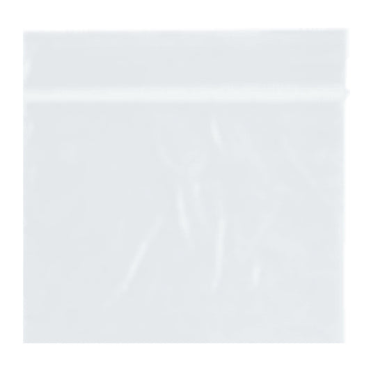 RD Plastics Company Reclosable Zip Bags, Clear, .
