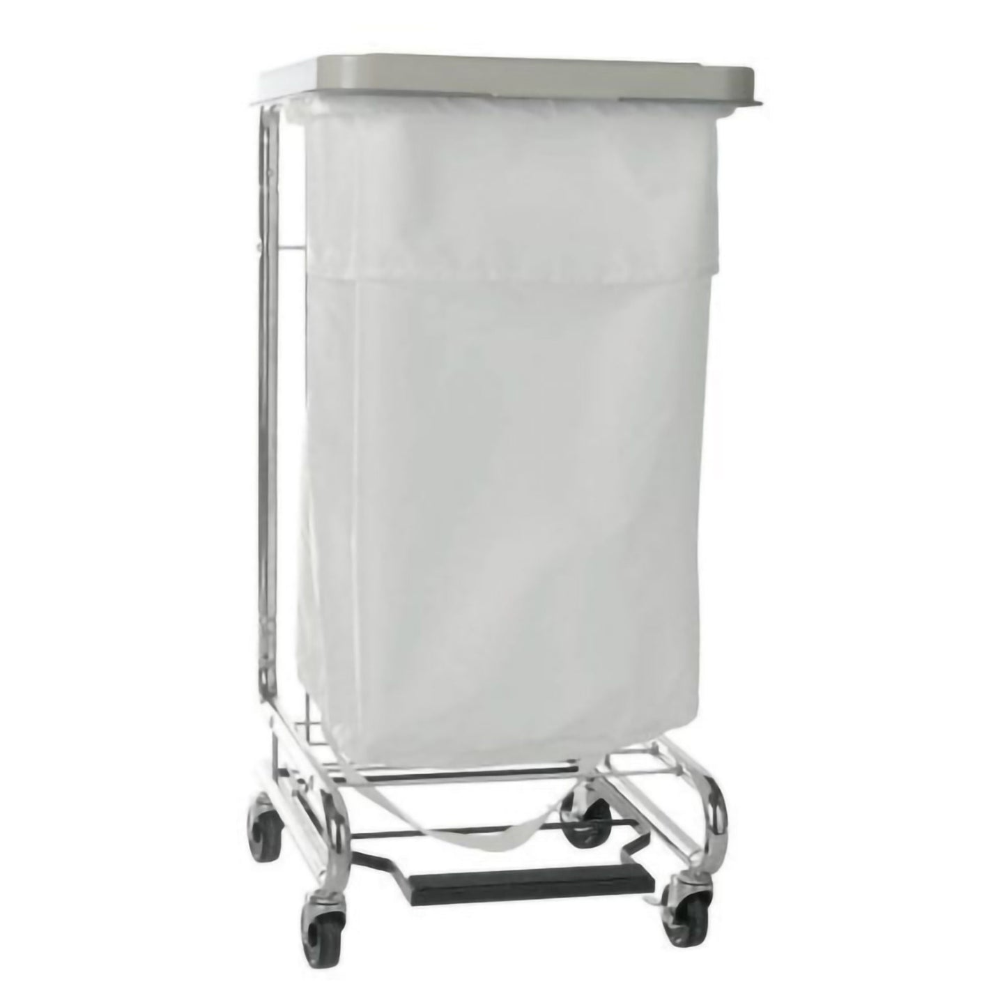 McKesson Hamper Stand Biohazardous Waste Rectangular Opening Foot Pedal Self-Closing Lid