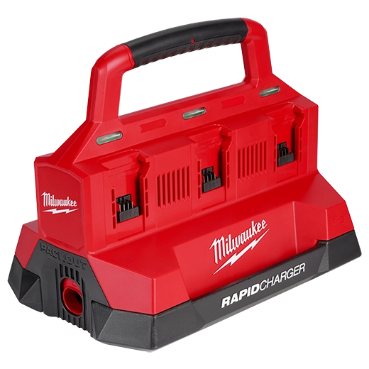 Milwaukee M18 Six Bay Rapid Charger w/ PACKOUT Compatibility 48-59-1809 | M18 Battery