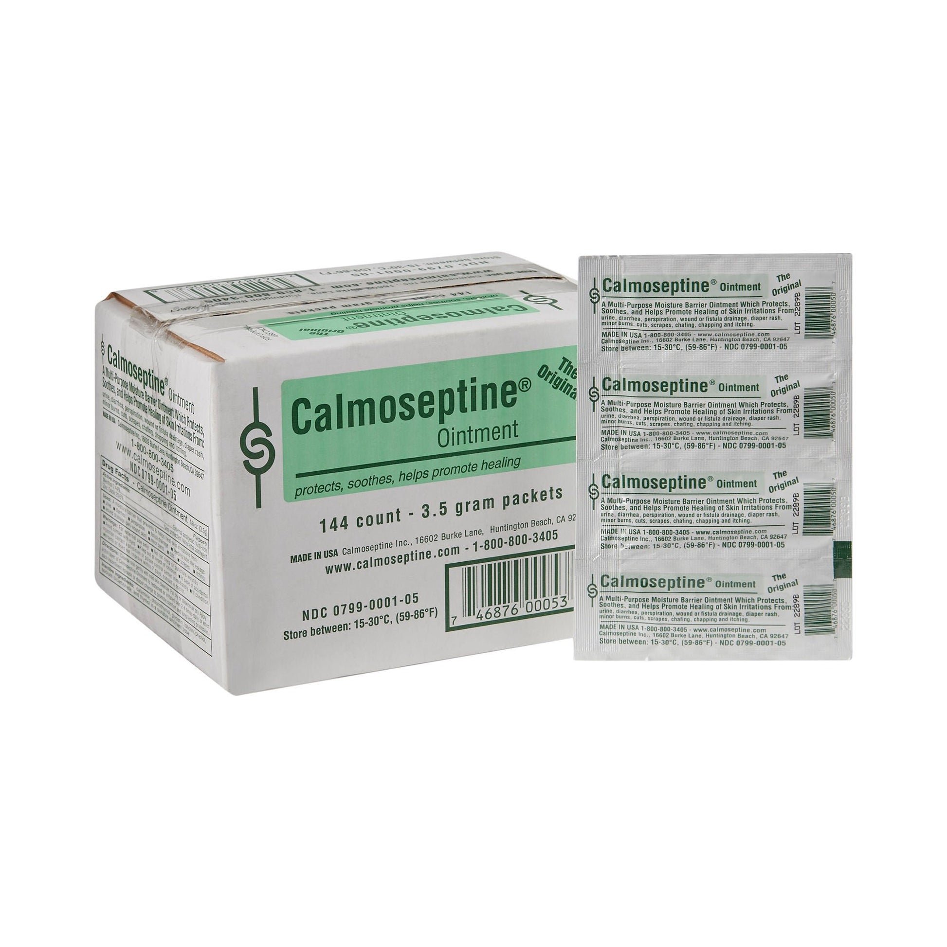 Calmoseptine® Moisture Barrier Scented Ointment, Individual Packets