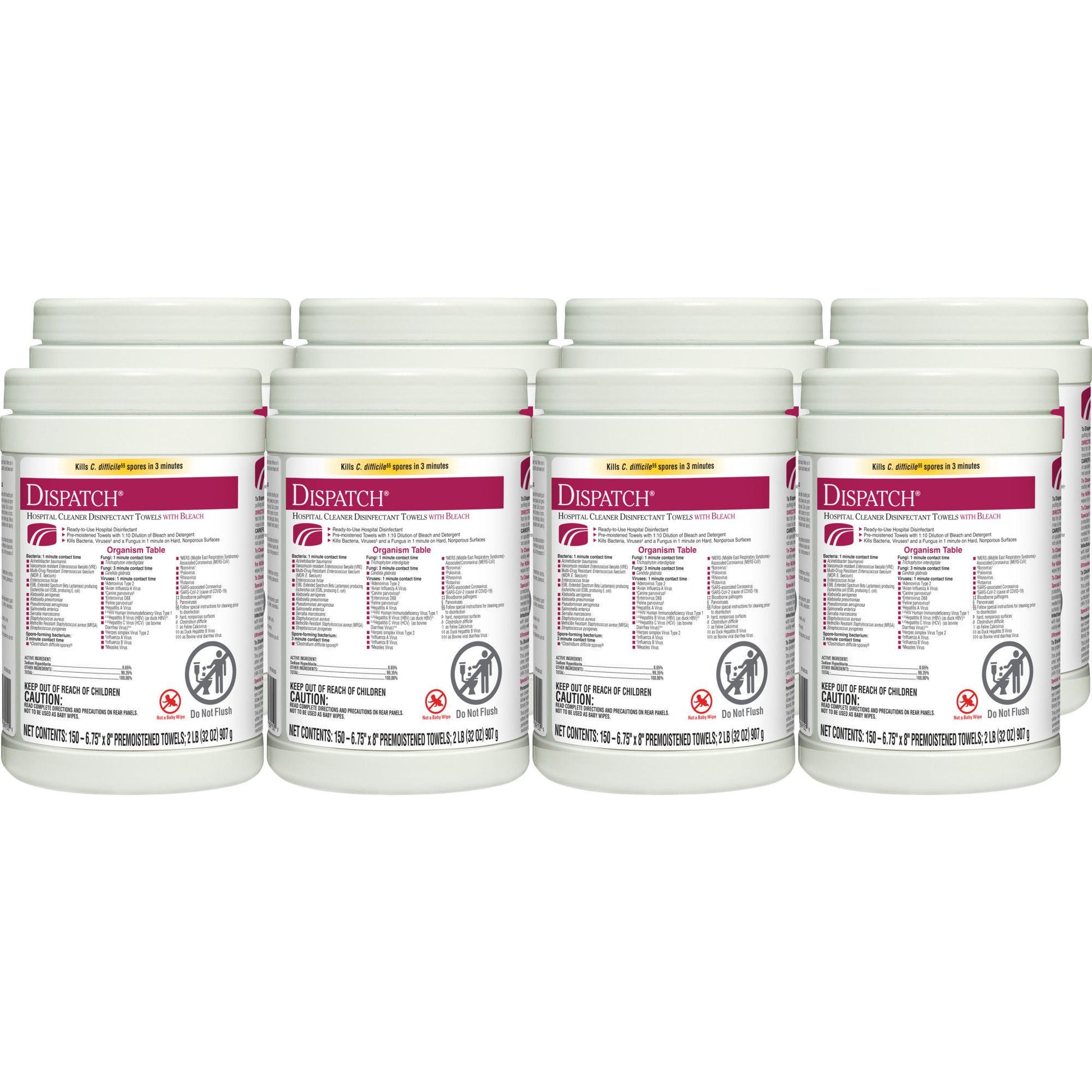 Dispatch® Surface Disinfectant Cleaner with Bleach
