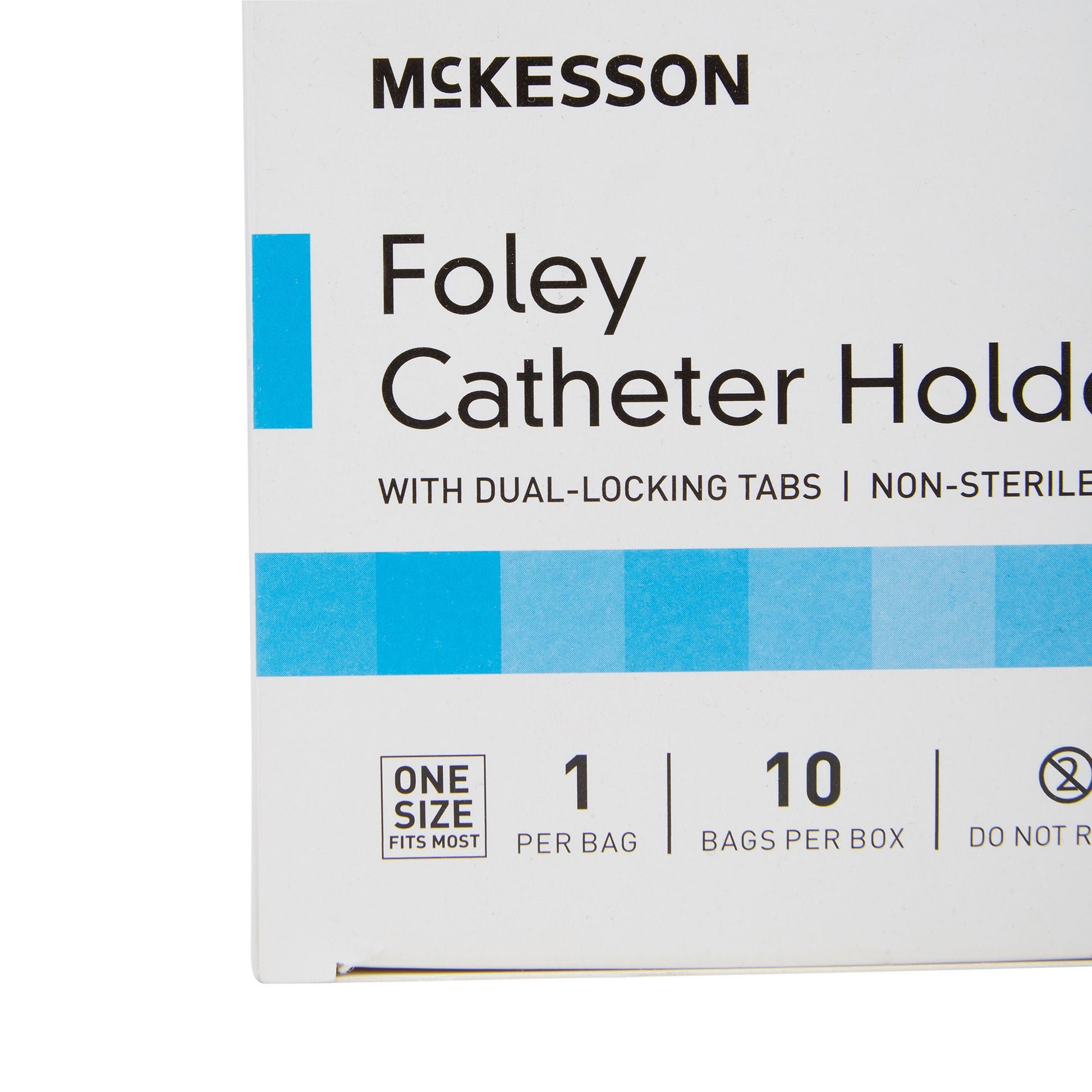 McKesson Foley Catheter Holder Leg Strap With Dual-Locking Tabs