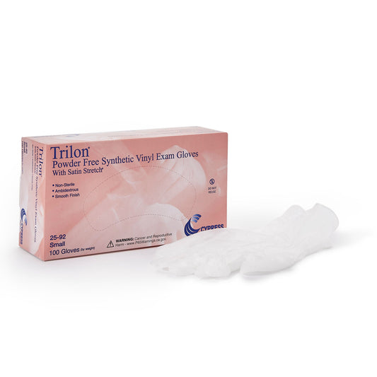 Trilon® Vinyl Exam Gloves, Clear
