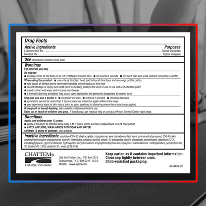 Icy Hot Lidocaine Pain Relief Cream