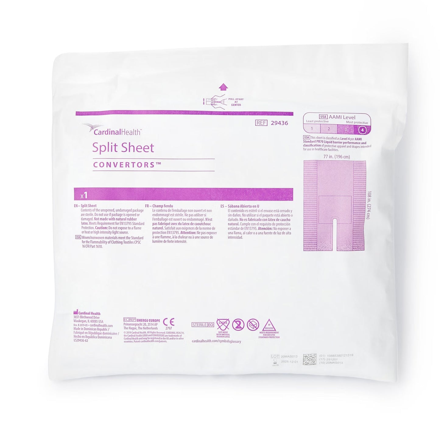 Cardinal Health™ Split Sheet Drape
