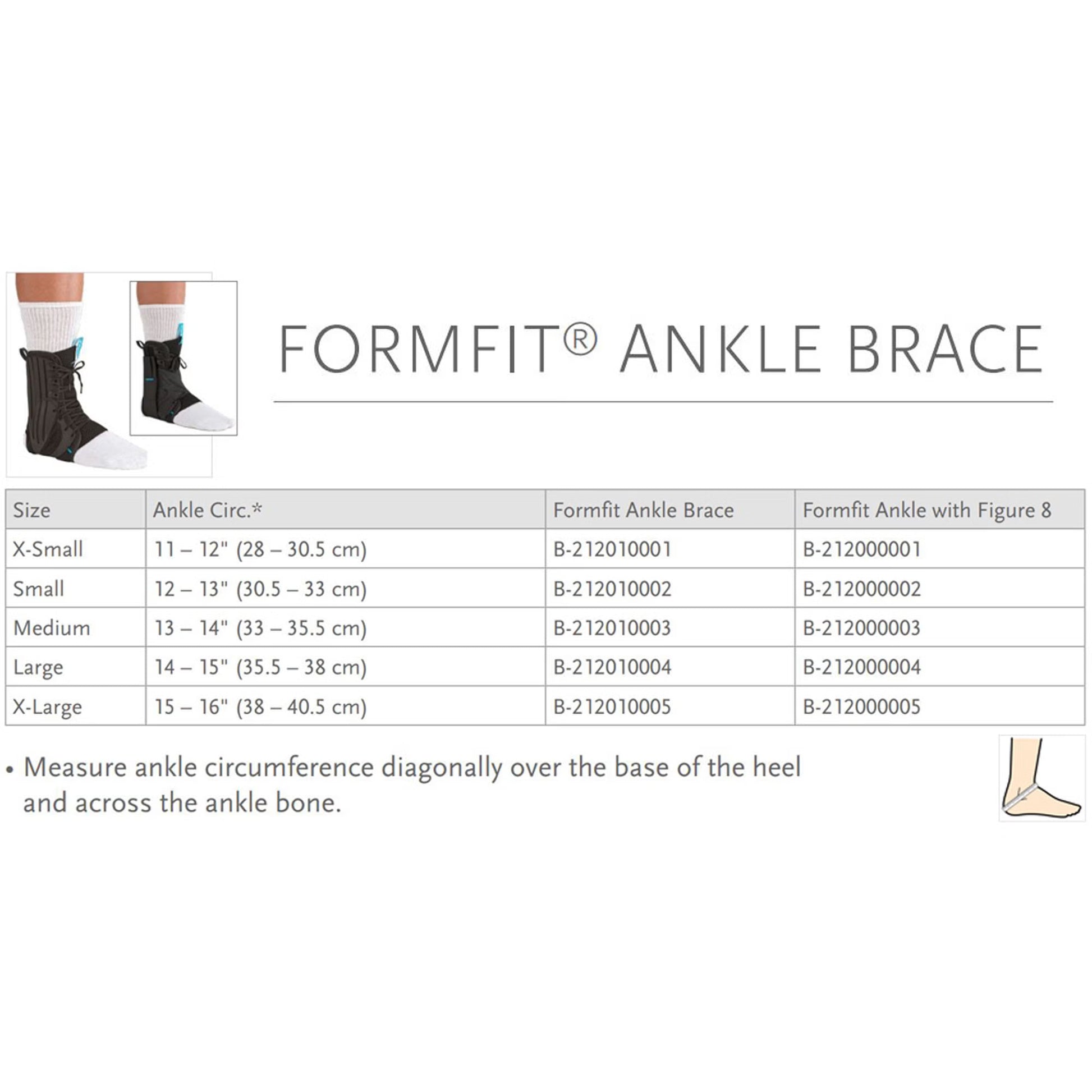 Ossur Formfit® Low Profile / Stirrup Ankle Brace with Figure 8, Extra Large