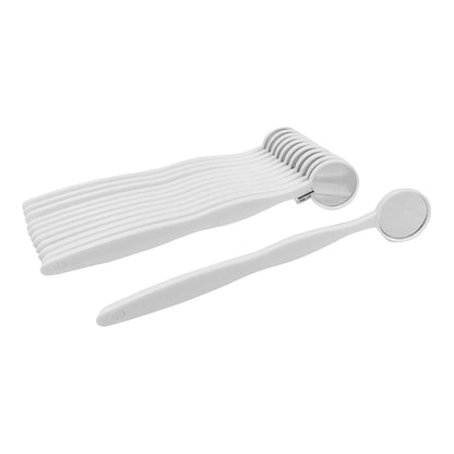 Palmero Mouth Mirror 7/8 Inch Diameter Plastic Flat Handle