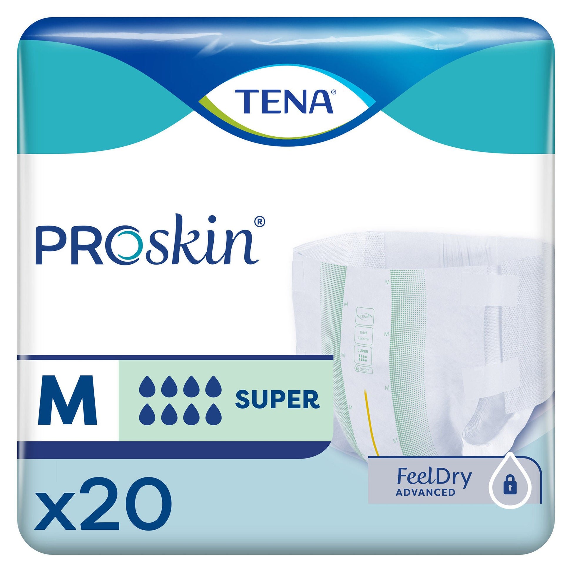 Tena® ProSkin™ Briefs for Incontinence, Super Absorbency