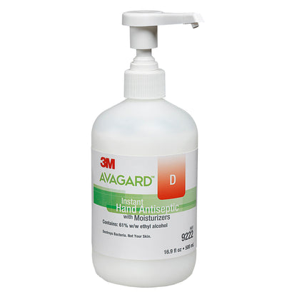 3M Avagard D Hand Antiseptic, Pump Bottle