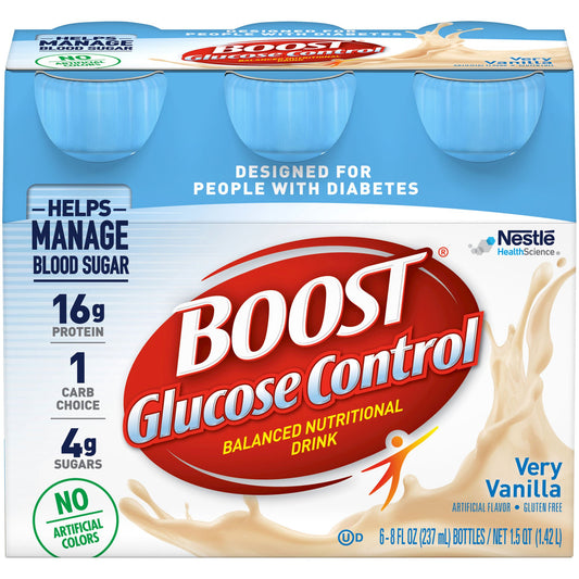 Boost® Glucose Control Vanilla Balanced Nutritional Drink, Bottle