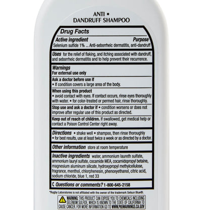 Rugby® Dandruff Shampoo, Bottle