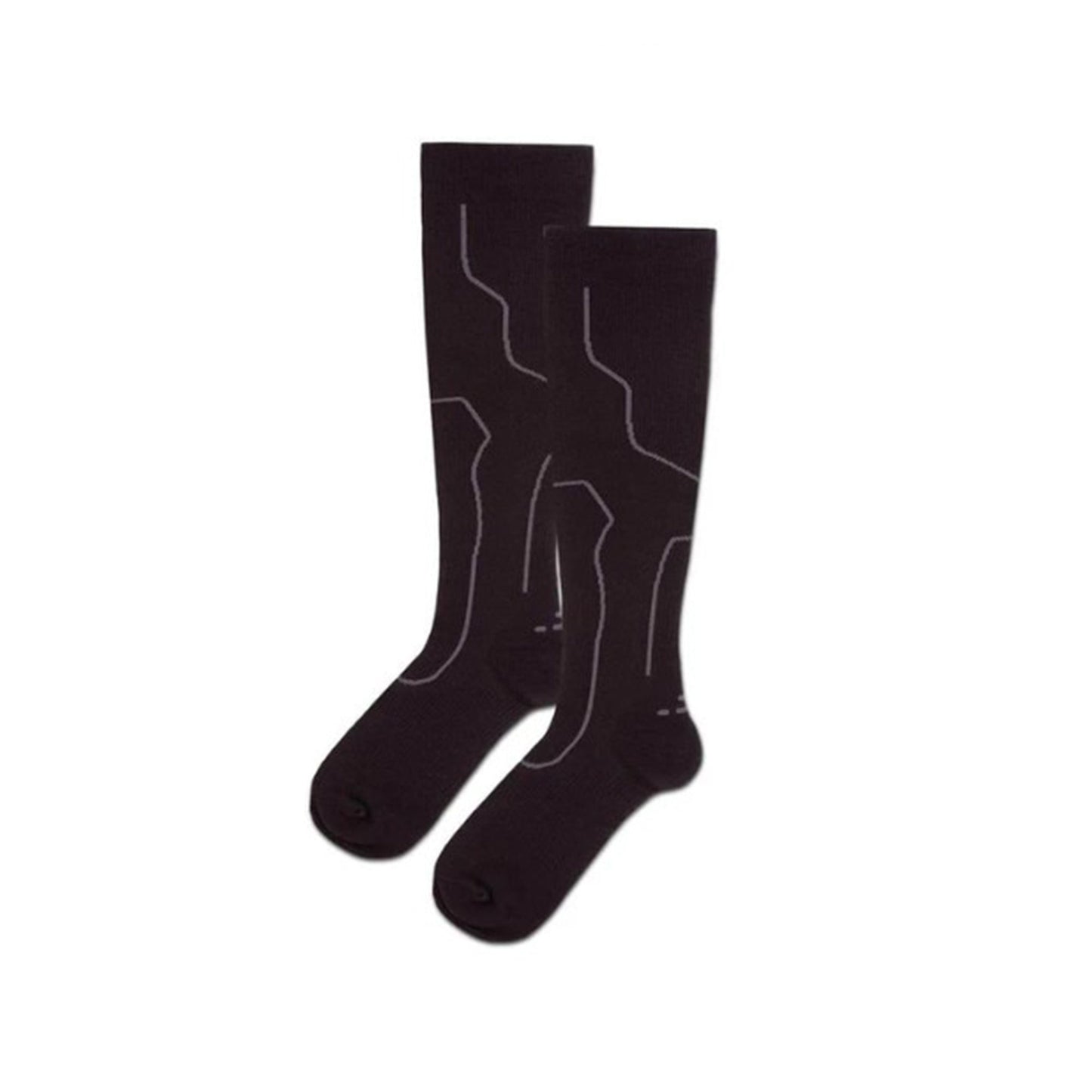Green Drop Compression Socks Knee High Small / Medium Black Closed Toe
