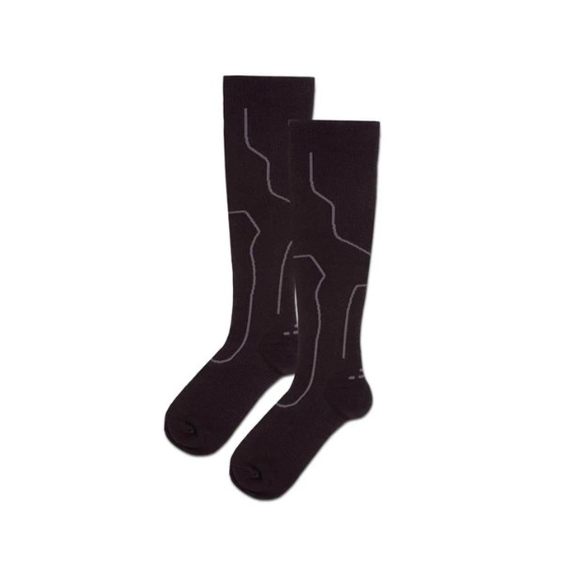 Green Drop Compression Socks Knee High Small / Medium Black Closed Toe
