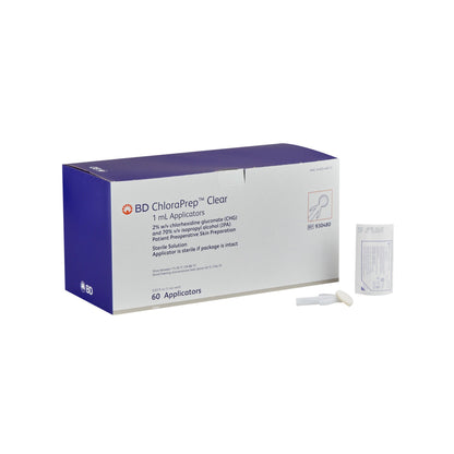 ChloraPrep Clear Skin Prep Solution Foam Applicator 2% / 70% Strength CHG (Chlorhexidine Gluconate) / Isopropyl Alcohol