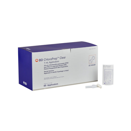 ChloraPrep Clear Skin Prep Solution Foam Applicator 2% / 70% Strength CHG (Chlorhexidine Gluconate) / Isopropyl Alcohol