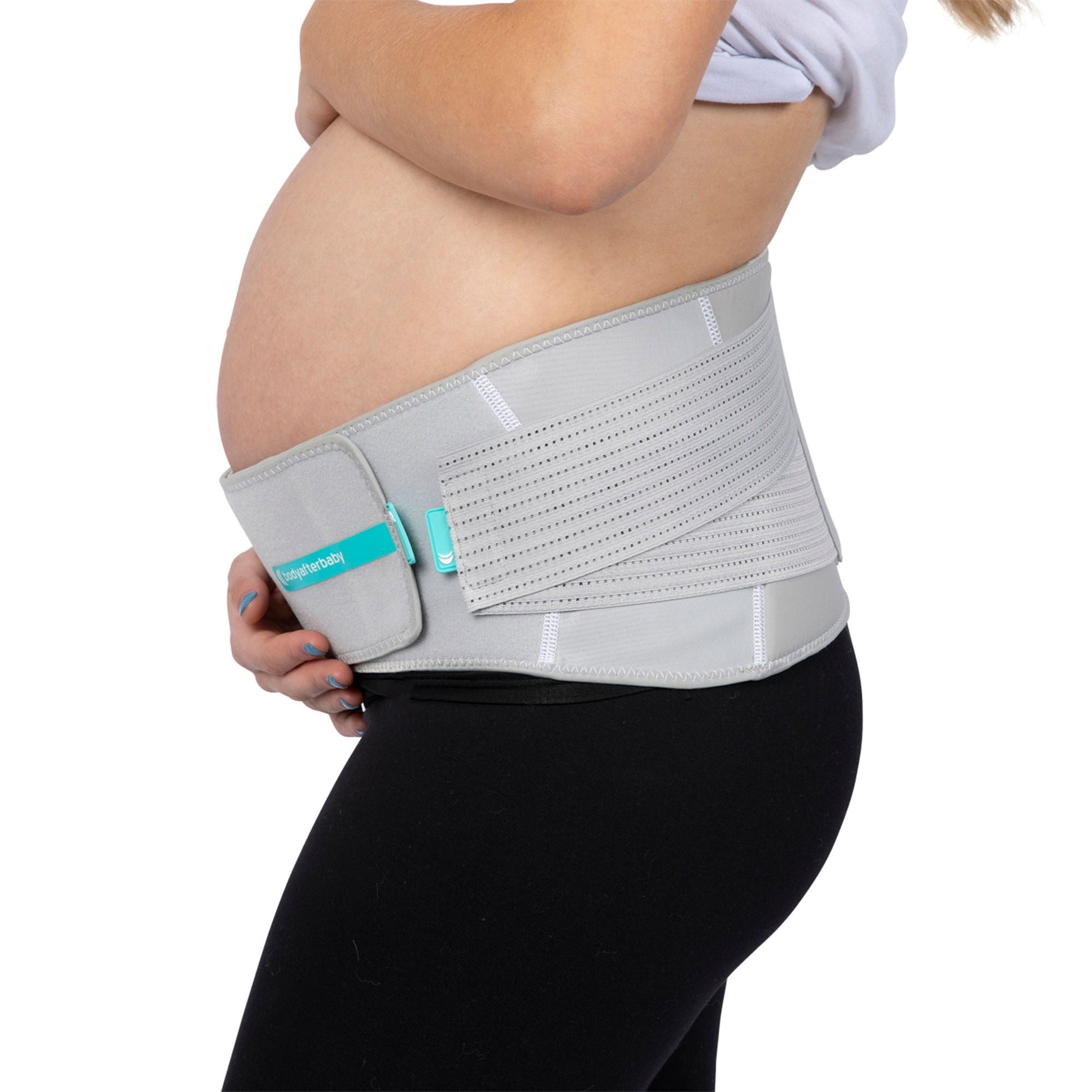 NINER Premium Maternity Support Belt Hook and Loop Closure 32 to 40 Inch Under Belly Circumference / 4 to 8 Pre-Pregnancy Pant Size Adult