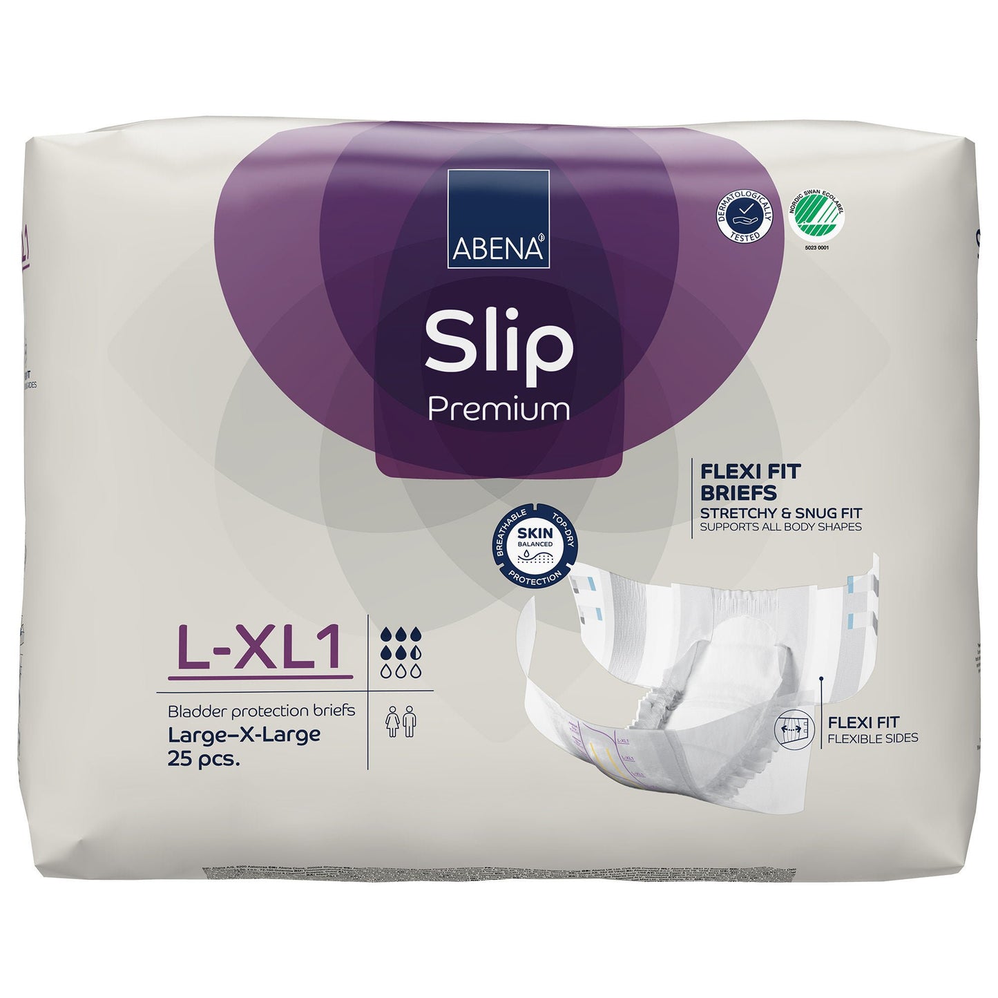 Abena® Slip Premium Flexi Fit Incontinence Briefs, L-XL1