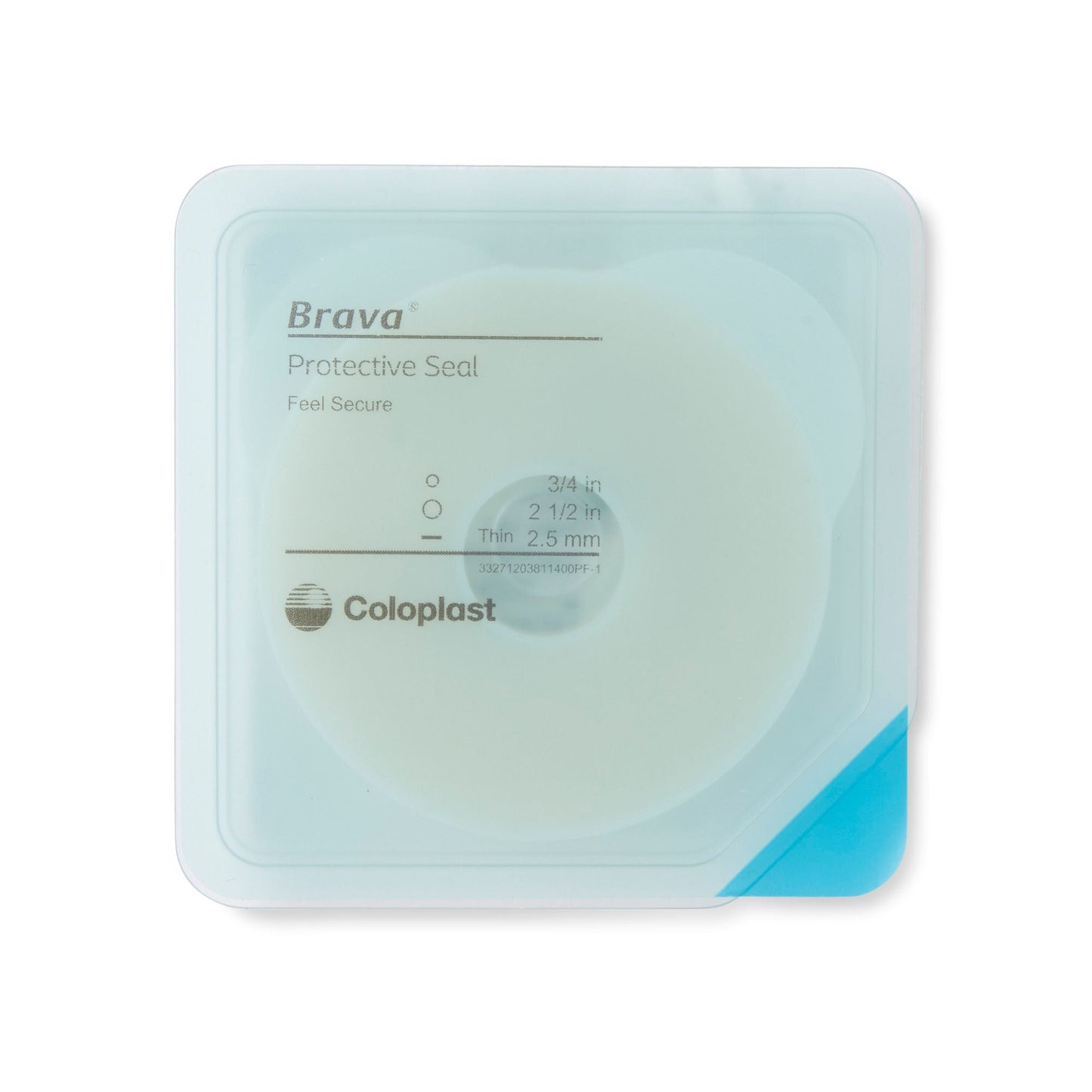 Brava Thin Ostomy Seal (18mm) Stoma 2-1/2 Inch (64mm) For Use with Ostomy Pouch
