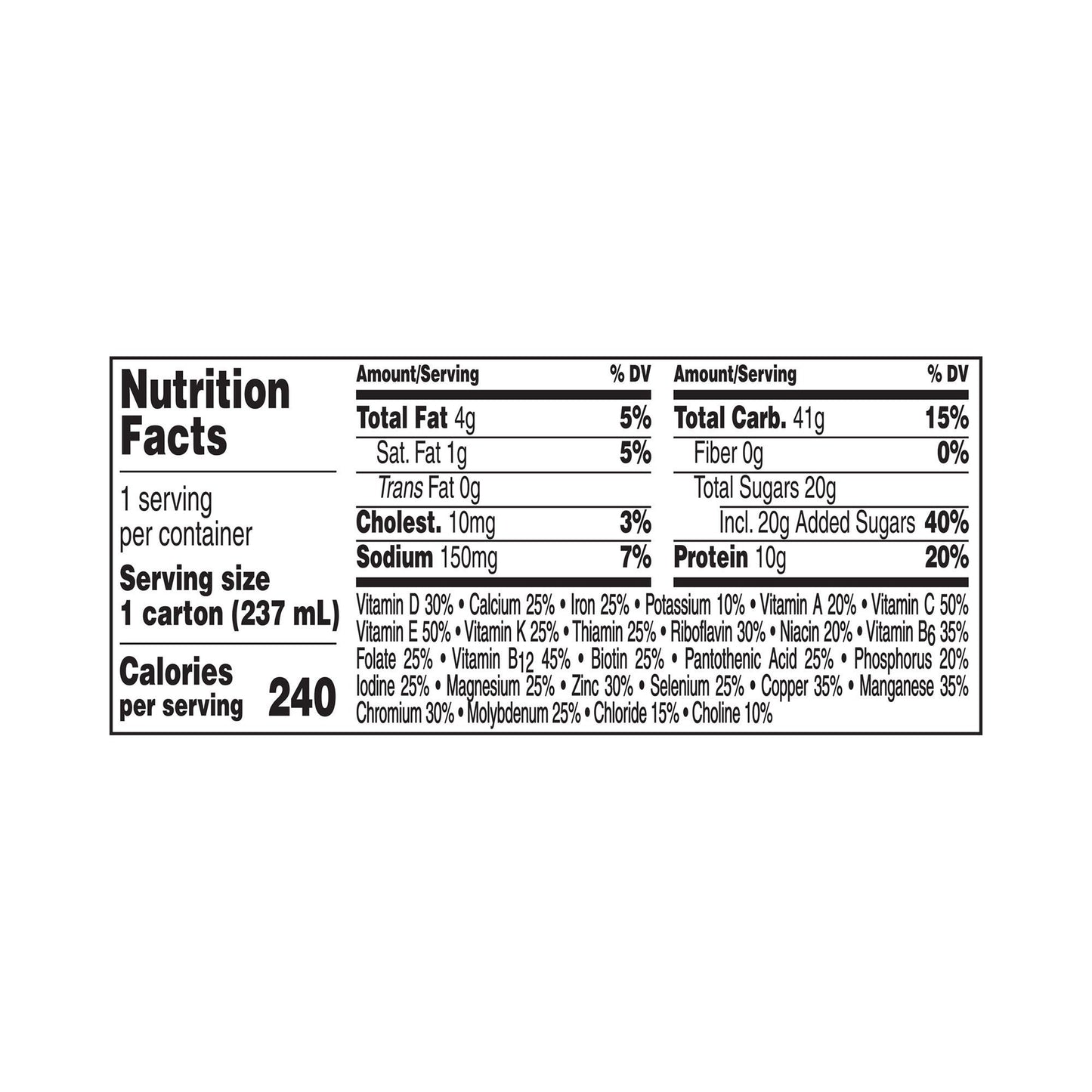 Boost® Original Chocolate Balanced Nutritional Drink, Carton