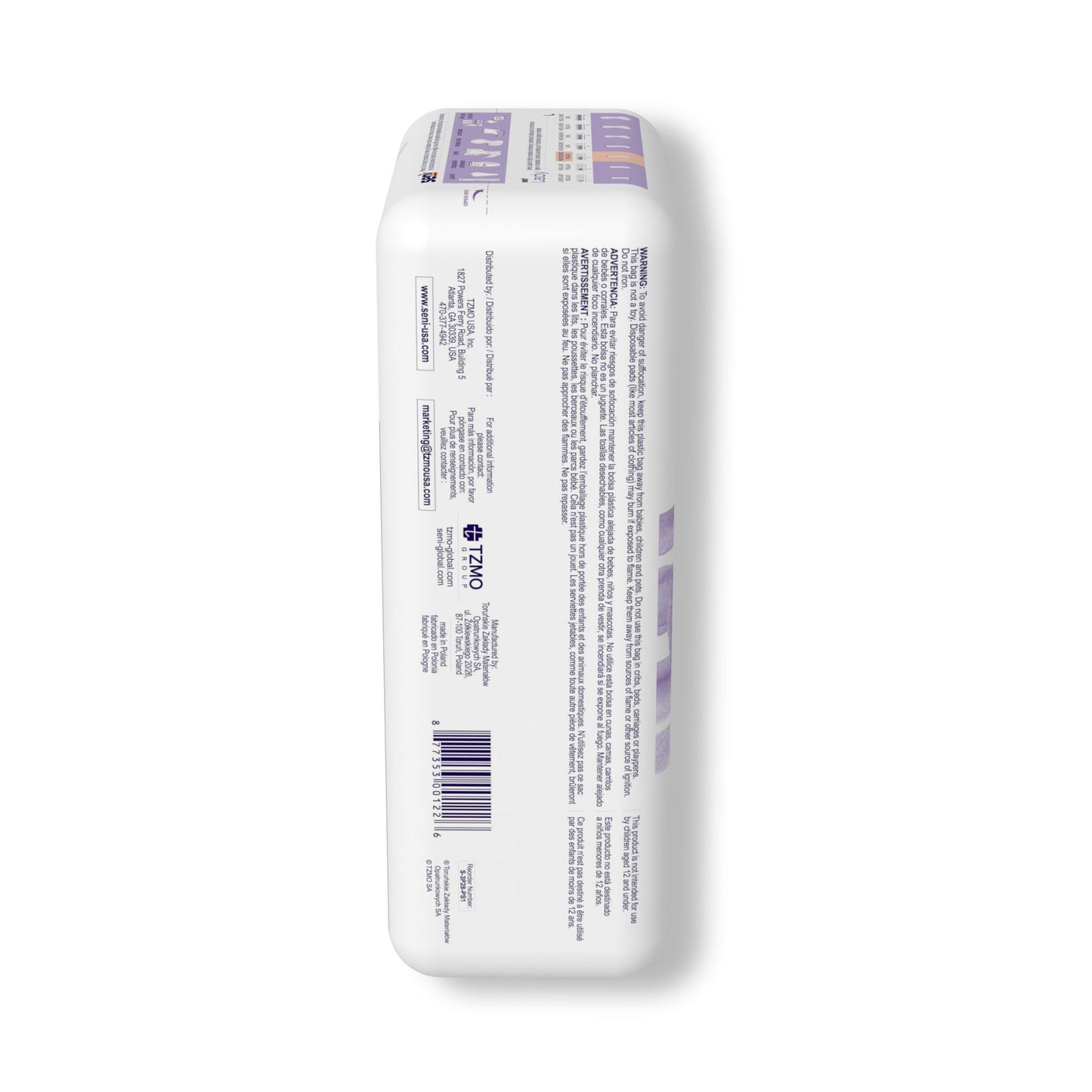 Seni® Lady Moderate Absorbency Bladder Control Pads, Regular