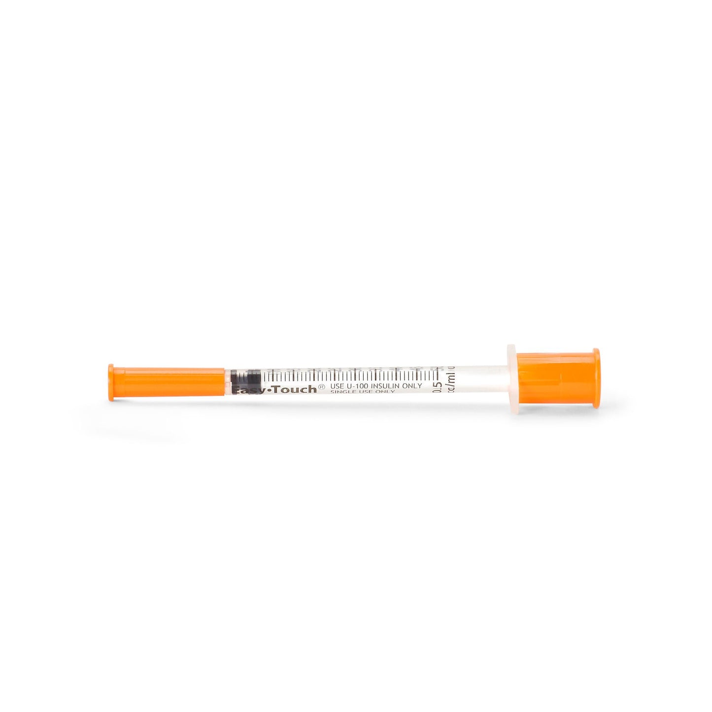 EasyTouch™ Insulin Syringe with Needle, 31 Gauge, 5/16 Inch Needle Length