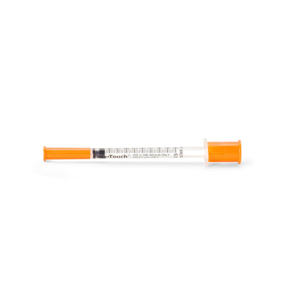 EasyTouch™ Insulin Syringe with Needle, 31 Gauge, 5/16 Inch Needle Length