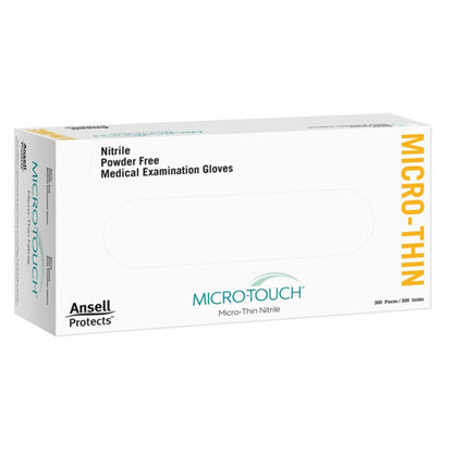 Micro-Touch® Micro-Thin Nitrile Exam Gloves, Blue - view 2