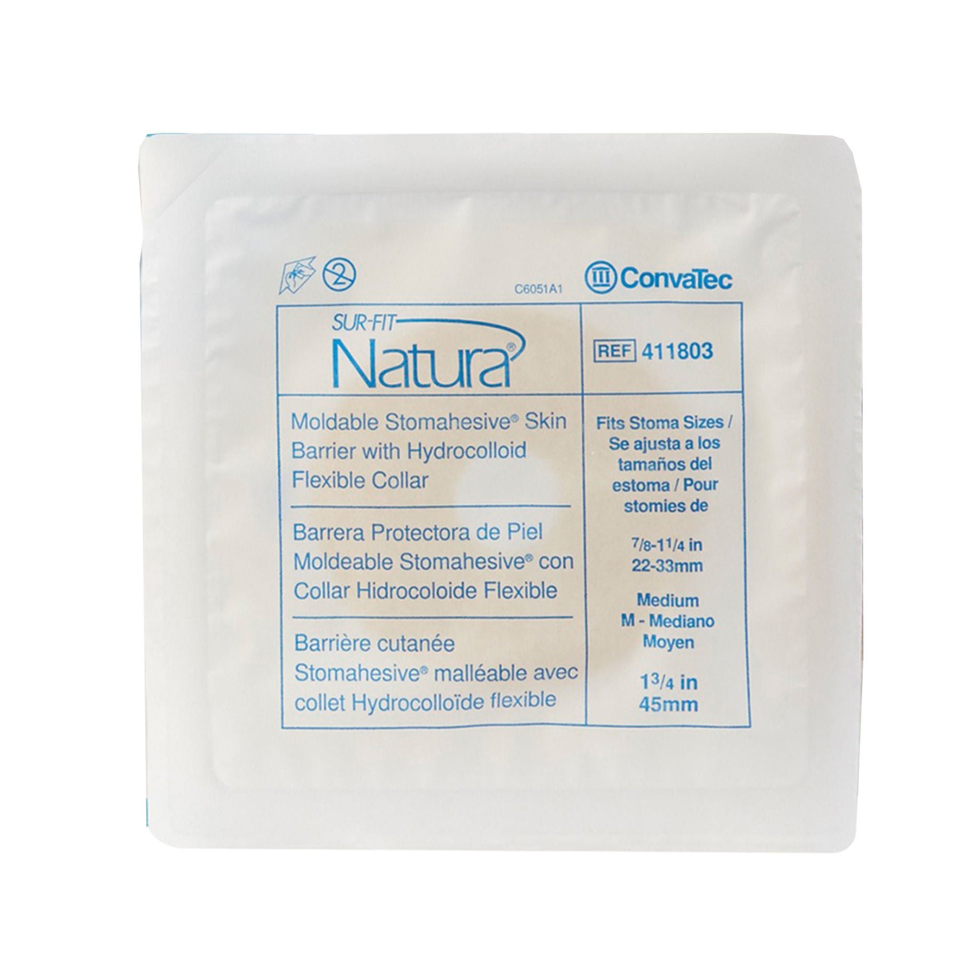 Sur-Fit Natura® Stomahesive® Ostomy Barrier Fits Stomas from
