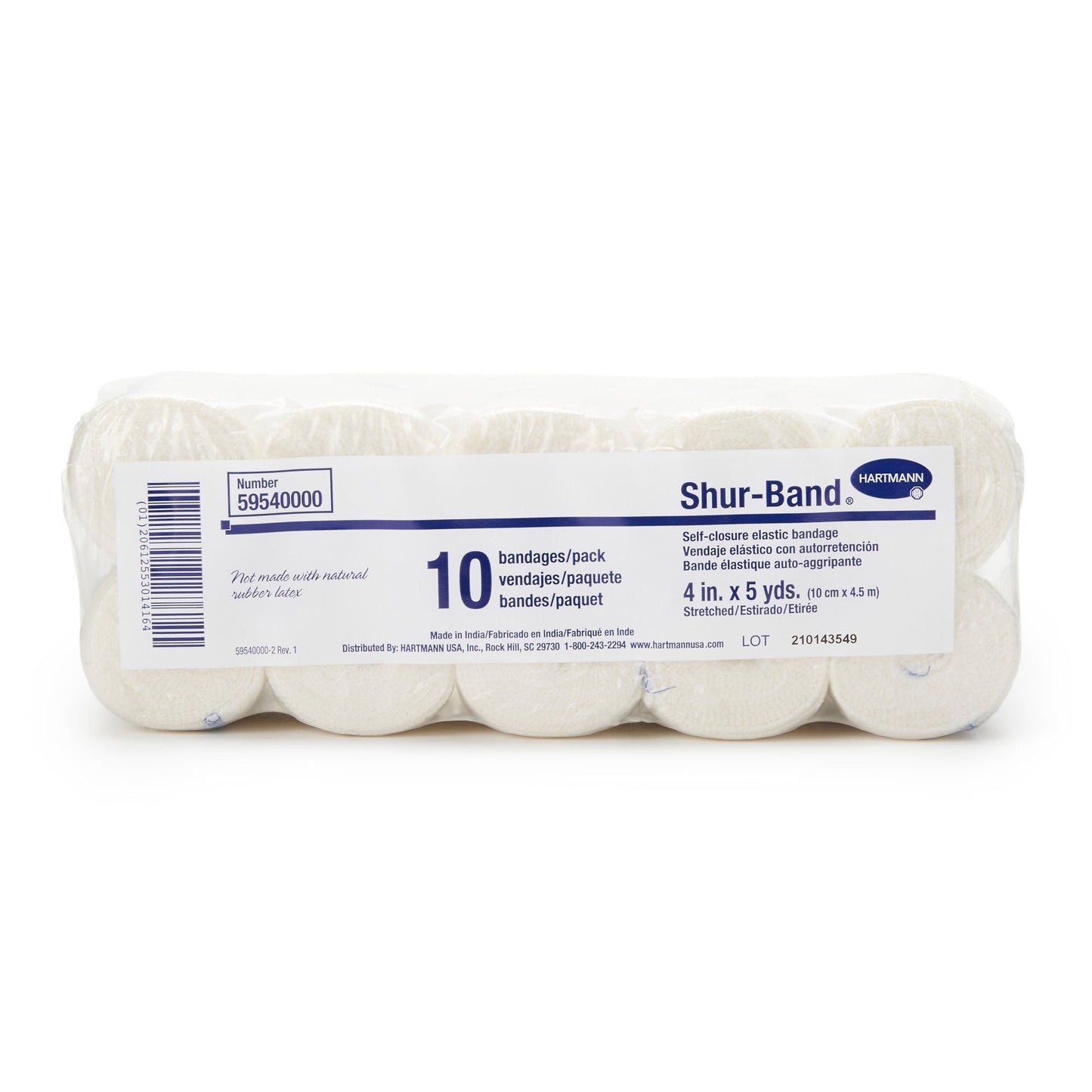 Shur-Band® LF Single hook-and-loop closure Elastic Bandage